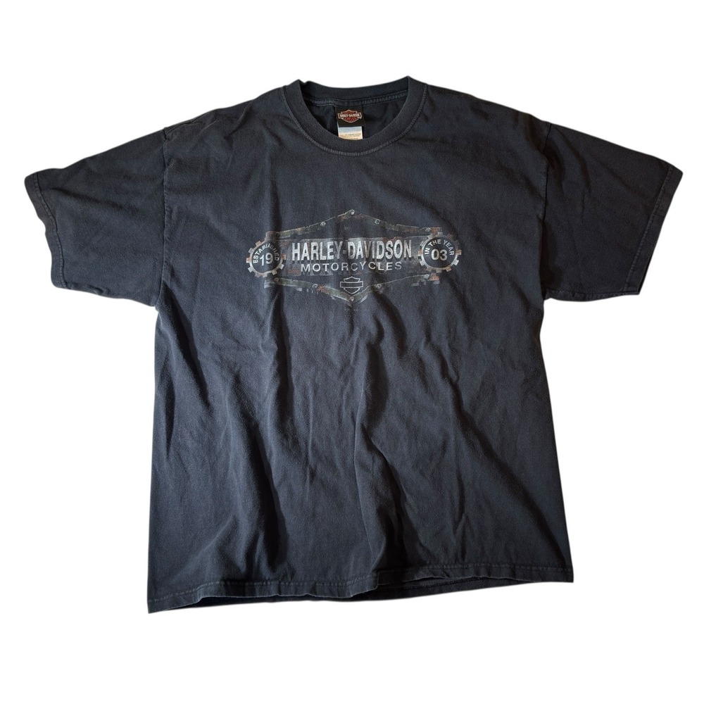 Harley-Davidson Hanes Motorcycle Bike T-shirt Made in USA Men's XL Miami